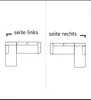 AXEL L Breite 231 cm Cord-L-Eckcouch mit Schlaffunktion Produktbild-Vorschau 3