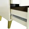 Table de chevet à tiroirs MAVRIEL - cachemire / or Voir les images du produit 4
