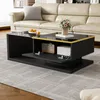 A modern living room scene with a couch and a coffee table. Produktbild-Vorschau