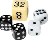 A collection of dice on a white background. Podgląd zdjęcia produktu