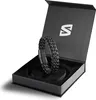 SERASAR | Bracciale in pelle da uomo [Acciaio] con doppia Anteprima dell’immagine prodotto 10