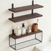 MODFU Wandregal Holz, Regal Wand, Dekorativ Regale für Produktbild-Vorschau 6