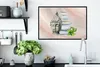 MuchoWow® MuchoWow® Gerahmtes Poster Buddha - Kopf - Fels Produktbild-Vorschau 3