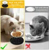 Katzennapf Erhöht, 2 Stück Katzennapf aus Keramik mit Produktbild-Vorschau 4