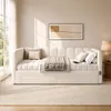 Postel s čalúneným rámom, rozmer 90x200 cm, výsuvná na Náhľad obrázku produktu 2