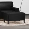 vidaXL Fußhocker Schwarz 70x55x41 cm Kunstleder Produktbild-Vorschau 2
