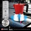 Monix M863103, Moka konvička, 0,195 l, Červená, Hliník, Náhled obrázku produktu 12