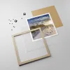 Gerahmtes Poster - Rahmen in heller Eiche - Sand Gras Meer Produktbild-Vorschau 4
