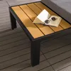 home24 Loungeset - 2-teilig - Polywood / Polyester - Grau Produktbild-Vorschau 6