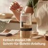 Praknu Sauerteig Starter Set aus Glas (1000 ml) Produktbild-Vorschau 2