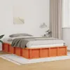 vidaXL Bettrahmen Wachsbraun 120 x 200 cm Massives Produktbild-Vorschau 2