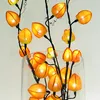 LED Lichterzweige 30 flammig Lampion-Dekozweige Produktbild-Vorschau 3