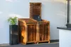 dobar Wetterfeste Doppel-Mülltonnen-Box aus Holz, Produktbild-Vorschau 15