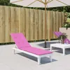 vidaXL Housse de chaise longue Rose Tissu Oxford Voir les images du produit 2
