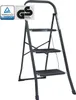 Trittleiter 3-stufig klappbar 150 kg Anti-Rutsch Produktbild-Vorschau 1