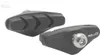 XLC BS-R01 Patins de frein route 50 mm, noir (pack de 4) Voir les images du produit 4