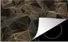 KitchenYeah© Herdabdeckplatte Abstrakt - Gold - 3D - Luxus Produktbild-Vorschau 1