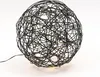 3D Weihnachtskugel "Galax" mit 100 LEDs - Schwarz - ø37,5 Produktbild-Vorschau 1