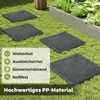 Lot de 8 dalles COSTWAY 39,5 x 39,5 cm avec piquets, dalles Voir les images du produit 4