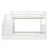 Sweiko 90x200cm Etagenbett, Treppenregal, ausgestattet mit Produktbild-Vorschau 9
