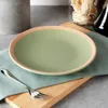 Assiette à dessert en céramique verte ARTHENA GREEN 21 cm Voir les images du produit 2