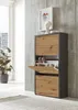 Schuhkipper / Schuhschrank LYON, anthrazit / Artisan Eiche Produktbild-Vorschau 2