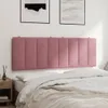 Kopfteil-Kissen "Hanko" Rosa 120 cm Samt Produktbild-Vorschau 4