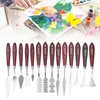 Set di 14 coltelli da pittura, forme speciali, strumenti Anteprima dell’immagine prodotto 2