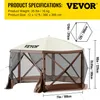 Pavilonový stan, 3,6 x 3,6 m, šestistranný vyskakovací stan Náhled obrázku produktu 7