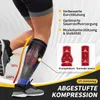 CAMBIVO Kompresyjne skarpety damskie i męskie, 2 pary, Podgląd zdjęcia produktu 3