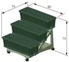 Bama Orto Di Kit Plantenbakken 80x74x73 cm Groen Voir les images du produit 5