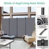Angel Living 4 Teilig Paravent Sichtschutz Balkonbespannung Produktbild-Vorschau 8