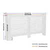 FATIVO Habillage de radiateur 172 x 19 x 92 cm - Habillage Voir les images du produit 5