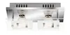 LED Wand- & Deckenleuchte TELL mit Glas Chrom glänzend 2flg Produktbild-Vorschau 2