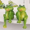 2 kusy živice Žaby Socha Vonkajšia záhradná dekorácia Socha Náhľad obrázku produktu 1