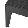 vidaXL Chaise longue Anthracite 186x60x29 cm PP Voir les images du produit 10