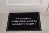 Fußmatte- Ob Du richtig stehst,Spruch Matte, Türmatte 060 x Produktbild-Vorschau 2