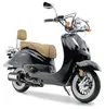Motorroller 50 ccm Burnout EasyCruiser Eco Schwarz Metallic Produktbild-Vorschau 2