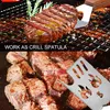 7-in-1 Grillspatel Edelstahl mit Holzgriff, BBQ Produktbild-Vorschau 3