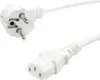 VALUE Kabel síťový, CEE 7/7(M) - IEC320 C13, 0,6m, bílý Náhled obrázku produktu 2
