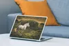 MuchoWow® Laptop Aufkleber Sticker Cover Pferd - Weiß - Produktbild-Vorschau 4