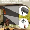 LZQ 250x160cm venkovní vertikální markýza Výsuvná Náhled obrázku produktu 19