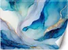 Vlies fototapete Aquarell abstrakt blau 200x140 cm Feeby Produktbild-Vorschau 1