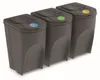 Kosz na śmieci Prosperplast SORTIBOX 3 x 35 l szary Podgląd zdjęcia produktu 12