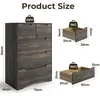 Bealife Kommode 72x41x94 cm | 3 + 2 Schubladen | Produktbild-Vorschau 7