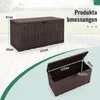 KOMFOTTEU 380 L wetterfeste Auflagenbox, abschließbare Produktbild-Vorschau 7