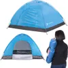 Zelt Campingzelt 2 Personen Outdoor Tent pop-up - Blau Produktbild-Vorschau 10