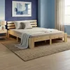 Homestyle4u Holzbett Doppelbett 140x200 mit Matratze und Produktbild-Vorschau 1