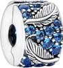 Pandora Plume incurvée & Pavé Clip 792552C01 Pendentif Voir les images du produit 8