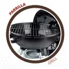 Holzkohlegrill mit Rädern Aktive Schwarz 46 x 89 x 46 cm Produktbild-Vorschau 2